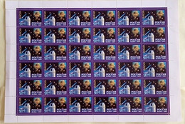 Russia 2009 Sheet Issue By Program Europe Europa-CEPT Europa Sciences Astronomy Space Telescope Stamps Edge Folded - Fogli Completi