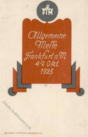 FUSS - Sign. Künstlerkarte MESSE FRANKFURT/Main 1925 I-II - Zonder Classificatie