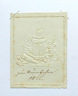 Biedermeierbillet Geprägt 1822 I-II (fleckig) - Unclassified