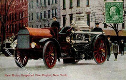 Feuerwehr New York City USA Neuer Einsatzwagen I-II Pompiers - Firemen