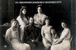 Adel Russland Zar Nikolas II Mit Familie Foto AK I-II - Zonder Classificatie