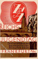 FRANKFURT/Main - 3.REICHS-JUGENDTAG D. Zentralverbandes D. Angestellten 1928 - Künstlerkarte Sign. Riemer I - Zonder Classificatie