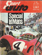 Revue Sport Auto N°17 1963 Spécial 24 Heures Du  Mans - Auto/Moto