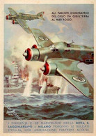 Propaganda WK II Italien Flugzeuge Kreuzer I-II Aviation - Unclassified