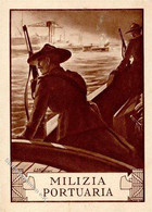 Propaganda WK II Italien Milizia Portuaria I-II - Unclassified