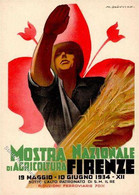 Propaganda WK II Italien Mostra Nazionale Di Agricoltura Firenze I-II - Unclassified