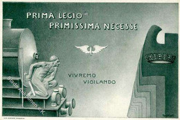 Propaganda WK II Italien Prima Legio Primissima Necesse I-II - Unclassified