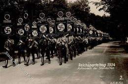 REICHSPARTEITAG NÜRNBERG 1934 WK II - Foto-Karte Nr. 2 - Aufmarsch Der Standarten I-II Selten! - Sin Clasificación