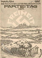 REICHSPARTEITAG NÜRNBERG WK II - MARSCHSTAFFEL Der NSDAP 1935 Mit S-o - Ecken Gestoßen III - Sin Clasificación