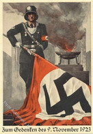 Propaganda WK II - PH 1923/20 MÜNCHEN 9.NOVEMBER 1923 - Künstlerkarte Sign. Hans Friedmann Mit S-o I-II - Unclassified