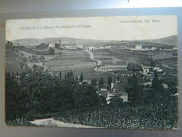 CHIROUBLES                  VUE GENERALE ET CHATEAU - Chiroubles