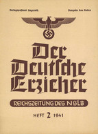 Buch WK II Der Deutsche Erzieher Reichszeitung Des NSLB Ausgabe Gau Baden Lot Mit 4 Heften 1940-42  Gauverlag Bayerische - Sin Clasificación