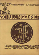 Buch WK II Der Schulungsbrief 1934 I. Jahrgang 12 Hefte Gebunden Zentralverlag Der NSDAP Franz Eher Nachf. 333 Seiten Se - Sin Clasificación