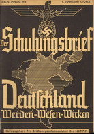 Buch WK II Der Schulungsbrief 1938 V. Jahrgang 12 Hefte Gebunden Zentralverlag Der NSDAP Franz Eher Nachf. 454 Seiten Se - Sin Clasificación