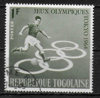 TOGO     N° 425 Oblitere   JO 1964   Football  Soccer  Fussball - Used Stamps