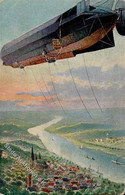 Zeppelin Graf Zeppelins Motorluftschiff I-II (Ecken Abgestoßen) Dirigeable - Luchtschepen