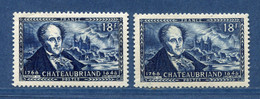 ⭐ France - Variété - YT N° 816 - Couleurs - Pétouille - Neuf Sans Charnière - 1948 ⭐ - Nuovi