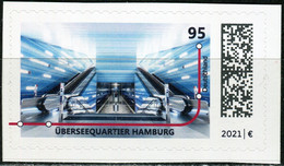 BRD - Mi 3607 Gestanzt Aus FB 106 ✶✶ -  95C  U-Bahn-Stationen: Überseequartier Hamburg Ausgabe 06.05.2021 - Neufs