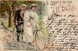 Fahrrad All Heil Litho 1898 I-II Cycles - Zonder Classificatie