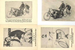 Fahrrad Göricke-Rad Lot Mit 4 Ansichtskarten Weltmeister Guignard Stol Und Robl I-II Cycles - Zonder Classificatie