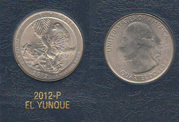 USA 1/4 Dollar $ 2012 P EL YUNQUE Quarters National Park America - 2010-...: National Parks