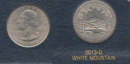 USA 1/4 Dollar $ 2013 D WHITE MOUNTAIN Quarters National Park America - 2010-...: National Parks