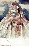 Berggesichter Sign. Hansen Das Matterhorn Lächelt 1898 I-II Face à La Montagne - Unclassified