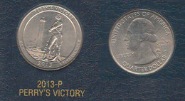 USA 1/4 Dollar $ 2013 P PERRY'S VICTORY Quarters National Park America - 2010-...: National Parks