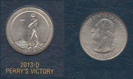 USA 1/4 Dollar $ 2013 D PERRY'S VICTORY Quarters National Park America - 2010-...: National Parks