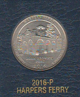 USA 1/4 Dollar $ 2016 P HARPERS FERRY Quarters National Park America - 2010-...: National Parks