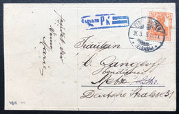 Alsace Lorraine Occupée Carte Postale Allemagne N°98 Obl Dateur De PFAFFENHOFFEN + Griffe De Censure TTB - Autres & Non Classés