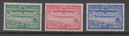 Brazil Brasil 1930 Zeppelin Mi# 1-3 * Mint - Luchtpost (private Maatschappijen)