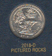 USA 1/4 Dollar  2018 D PICTURED ROCKS Quarters National Park America - 2010-...: National Parks