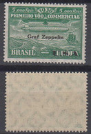 Brazil Brasil 1930 Zeppelin Mi# 4 * Overprint USA 5000R - Airmail (Private Companies)