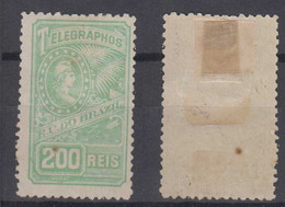 Brazil Brasil Telegrafo Telegraph 1899 200R * Mint - Telegraphenmarken