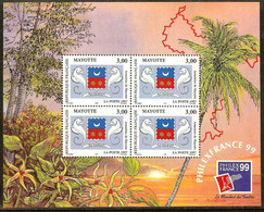 MAYOTTE BF N°1** - Cote 11.50 € - Blocks & Kleinbögen