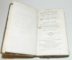 LIVRE TRAITE Des CONTRATS MARITIMES Et CHEPTELS 1775 XVIIIe MARINE BATEAUX Collection Bibliothèque - Jusque 1700