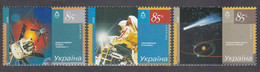 Ukraine 2006 Space Exploration Comet Satellites MiNr.782-84 - Ukraine