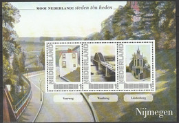 Nederland NVPH 2751Ad1 Persoonlijke Zegels Vel Steden T/m Heden Nijmegen 2011 MNH Postfris Architecture Bridge - Private Stamps