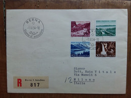 SVIZZERA - Pro Patria 1954 - Annullo In Italiano - Viaggiata - Annullo Arrivo Retro + Spese Postali - Covers & Documents