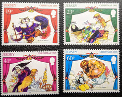 Jersey, 1995, Mi 723-726, Christmas, Fairy Tales, 4v, MNH - Märchen, Sagen & Legenden