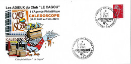 NOUVELLE CALEDONIE (New Caledonia)- Enveloppe Club Cagou -2021- Déménagement Agence Calédoscope - Storia Postale