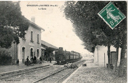 87. HAUTE-VIENNE - ORADOUR SUR VAYRES. La Gare. - Oradour Sur Vayres