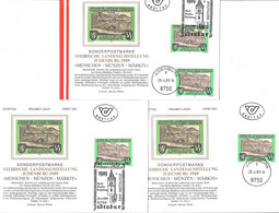 3100f: Heimatsammlung 8750 Judenburg, Landesausstellung 1989, Maxikarte, FDCs, Sonderstempelbelege - Judenburg