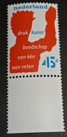 Nederland - NVPH - 1095 - 1976 - Postfris - MNH - Drukkunst - Met Blanco Tab Onder - Ongebruikt