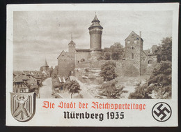 Deutsches Reich 1935, Postkarte "Die Stadt Der Reichsparteitage" NÜRNBERG - Cartas