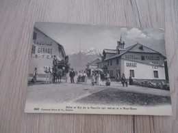 CPA 01 Ain Col De La Faucille Et Le Mont Blanc Hôtel Diligence Beau Plan - Ohne Zuordnung