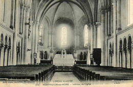 Montfaucon Sur Moine * Intérieur De L'église Du Village - Montfaucon