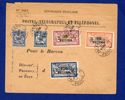 ALEXANDRIE   Type Merson Et Mouchon  Y. Et T.  Sur Lettre Du Dernier Jour Du Bureau D'Alexandrie- TRES RARE - Lettres & Documents