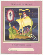 Protége Cahier, CHANSONS DE FRANCE,eau De Cologne EDITH, Illustrateur Mercier, Il était Un Petit Navire, Frais Fr 2.15 E - Book Covers